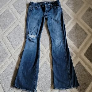 7 for all mankind woman's jeans "A" pocket size 27